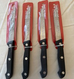 (4) Diamond Cut Supreme  Steak Knives