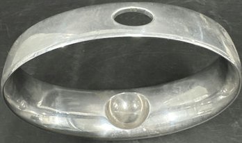 Nambe Candle Stick Holder 6' Height And 7'l