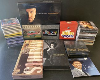 Music CD Lot, Including Oldies But Goodies Collection, Neil Diamond, Mathis, Sinatra And Many More