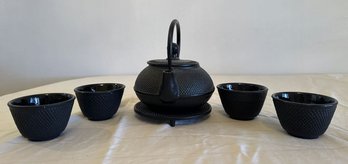 Japan Cast Iron Teapot Set