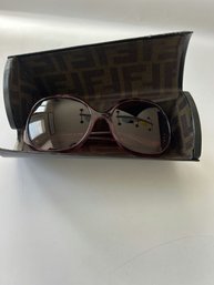 Fendi FS5143 Oversized Sunglasses With Case, Sunglasses Is 5' Length