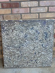 Speckled Decorative Tile Panel Fizz By Roxanne Vise: Signed 2013 Vise Studio, Size: 24.5x24.5'