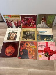 Collection Of Vinyl Records, Blue Midnight By Bert Kaempfert, Peter, Paul And Mary In The Wind And Many More