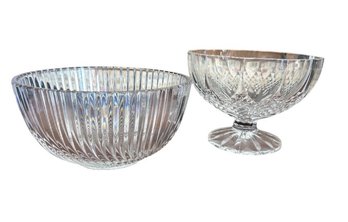 Pressed Glass Serving Bowls