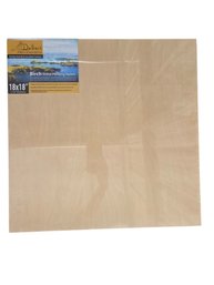 Qty 4-Da Vinci Pro Panels Birch Wood Painting Panels 18x18 Inch Set