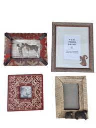 Collection Of Decorative Photo Frames With Western And Rustic Motifs