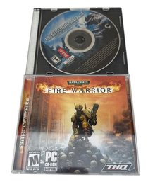 Warhammer 40,000, Fire Warrior And Terminator 3: Rise Of The Machines Video Game Disk