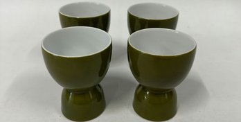 MCM Ceramic Coffee Set Japan Egg Cups, 4 Pcs