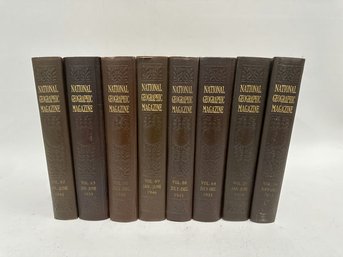 (8) National Geographic Magazine, Volume: 87,63,90,89,88,64,25,24