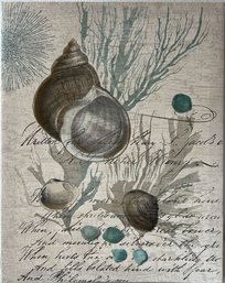 Framed Canvas Wall Art Piece - 14Lx11W