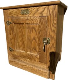 Vintage White Clad Ice Chest - 22Lx16Wx24H