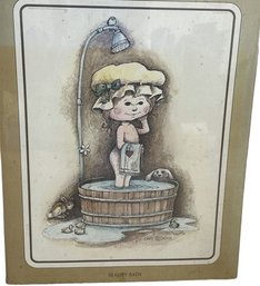 Poster By Gary Patterson 'Beauty Bath' 20 X 16