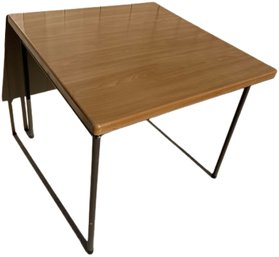 Wooden Folding Table - 33Lx33Wx28H