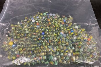 Glass Cat Eye Marbles Lot