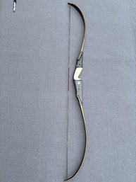 Little Bear Recurve Bow, White Grip, Dark Limbs, Strung, Size: 63' Length