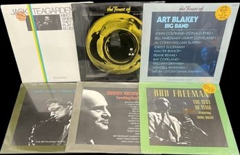 (6) Unopened Vinyl Record Collection, Including, Art Blakey, Jack Teagarden, Bud Freeman And Many More