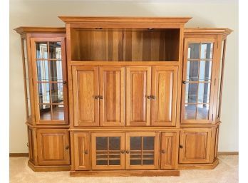 5 Piece Entertainment Center Armoire Wall Unit - No Tags