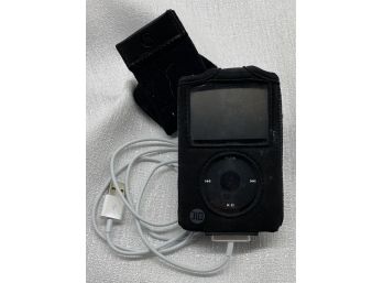 30 GB IPod With Arm Band And Charger. It Works!