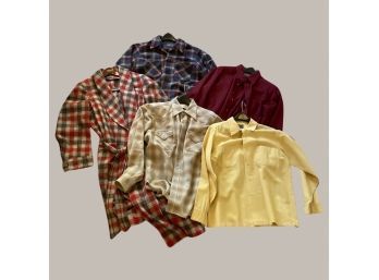 Pendleton Shirts And One Robe Size Large