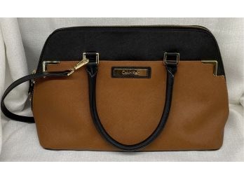 Beautiful Calvin Klein Dual Tone Purse In Like New Condition