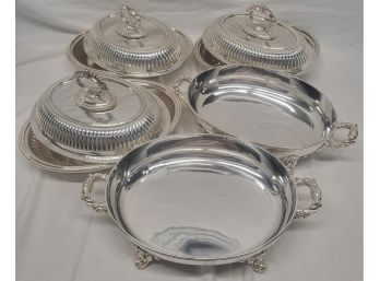 Serving Platters With Lids 13 X 8'
