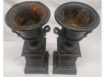 Pair Of Classical Urn Planters