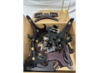 Box Of Plate Holders, Different Styles And Sizes