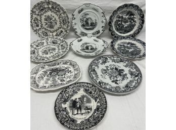Spode, Coral Border,  JC And Son Plate Collection