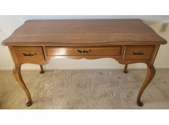 Solid Walnut Made By Davis Cabinet Company Desk, 50x30