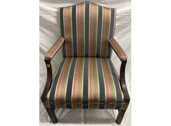 Beautiful Striped Vintage Armchair