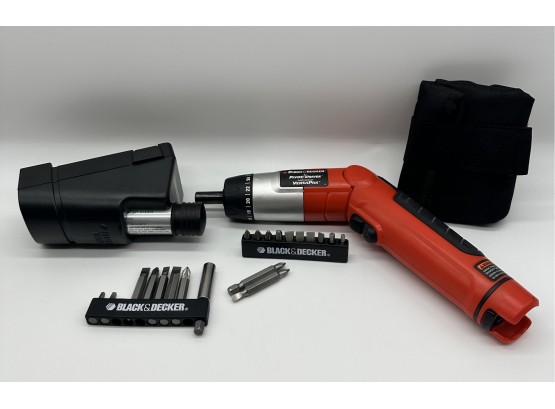 Black Decker Pivot Driver Powered By Versapak Power Screwdriver