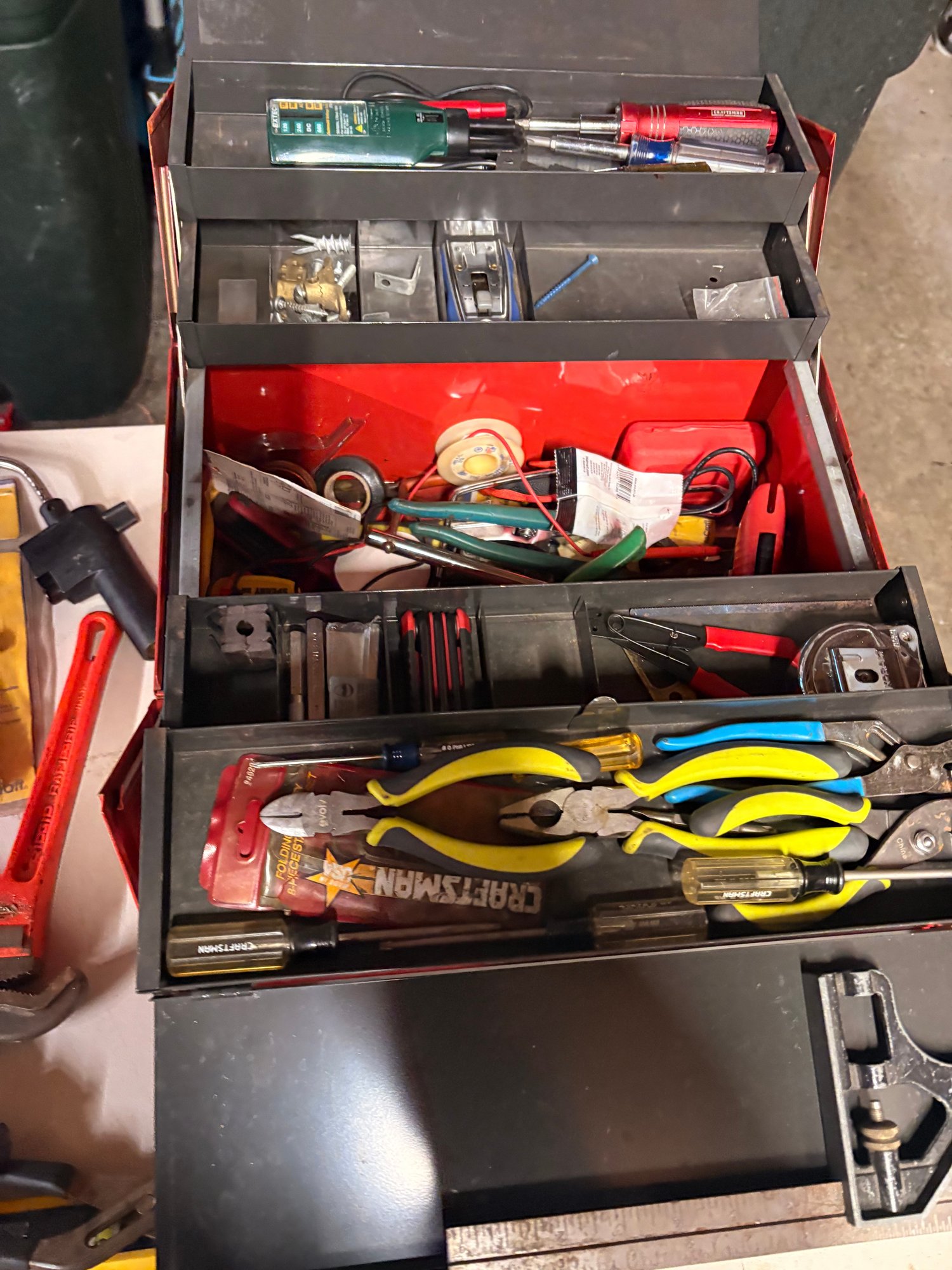 45- Loaded Multi Level Tool Box #30074 | Auctionninja.com