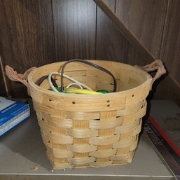 Basket With Wires And Bungee Cords