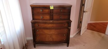 001 - ANTIQUE HARDWOOD DRESSER
