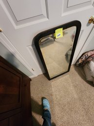 080 - MIRROR WITH BLACK FRAME