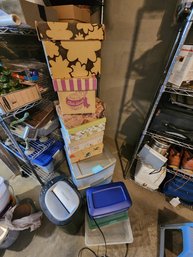 034 - LOT OF BOXES AND PAPER SHREDDER ONLY