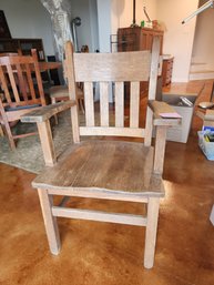 030 - OAK MISSION CHAIR
