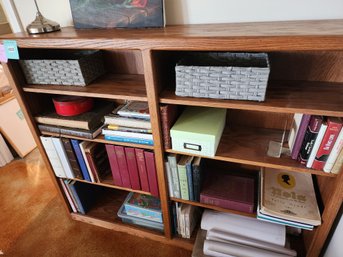 032- WOODEN BOOK SHELF (content Not Included)