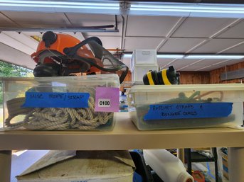 100 - ROPE STRAPS AND RATCHET STRAPS