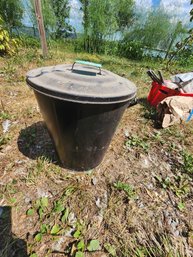 170 - METAL ASH BUCKET