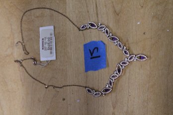 14  NEW NECKLACE GOLD CHAIN WITH MULTI STONE