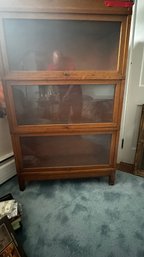 225 - Vintage Barrister Three Storage Cabinet