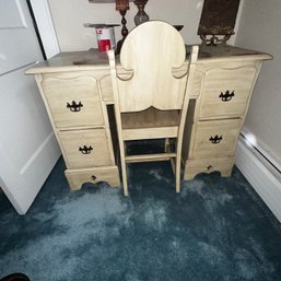 229 - Vintage VanityDesk And Chair