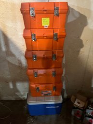 66 - 5 Tool Boxes With Cooler