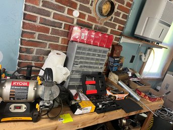 146- Bench Top Full Of Tools And More