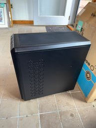 012 - Black Desktop Computer Case Shell