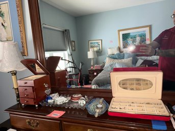 203 - ASSORTED JEWELRY, BOXES AND MORE