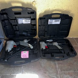 007 - PAIR PNEMATIC NAIL GUNS