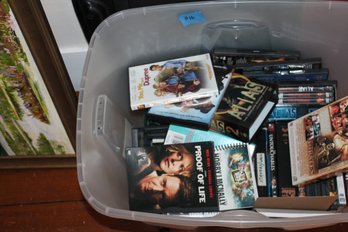 16 ~ BUCKET FULL OF DVDS