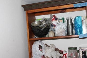 19 ~ SHELVING UNIT SOLID WOOD